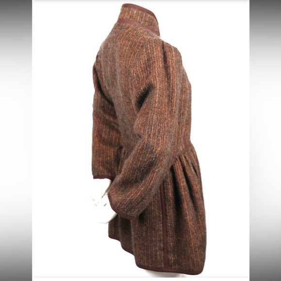 1976 YVES SAINT LAURENT 'Russian collection' striped wool coat size 36 EU (4-6) - Picture 15 of 15
